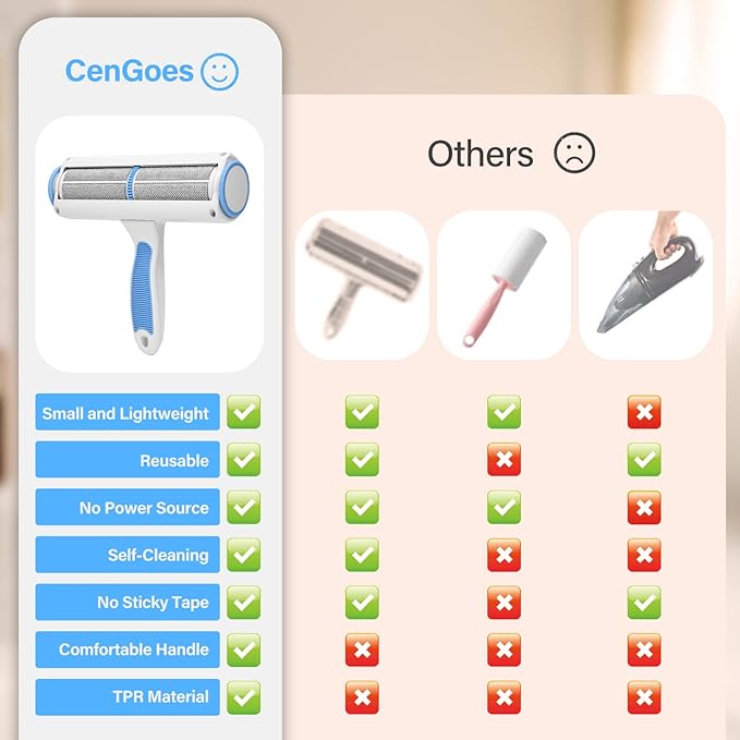 Tierhaar-Entferner für weiche Oberflächen Für Samt, Velours & Bettdecken – leise, ohne Strom